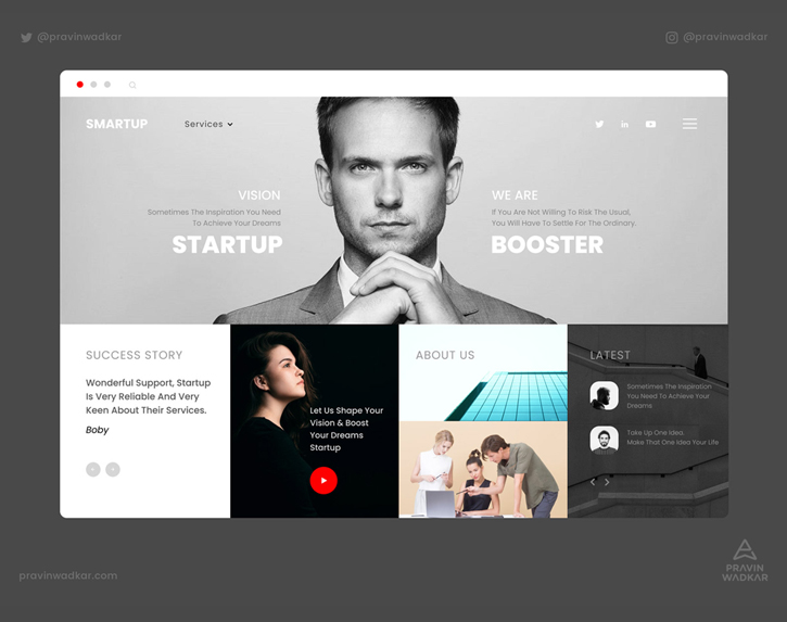 Smartup India -  UI UX Design
